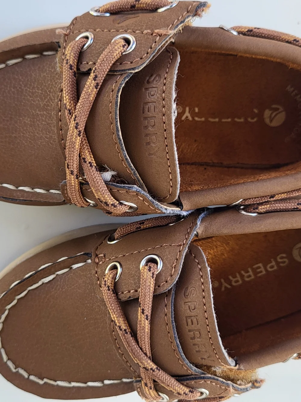 Sperry Baby Memory Foam Shoes For Boy Size 6